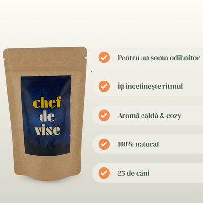 CEAI DE MUȘEȚEL,HIBISCUS, CHEF DE VISE