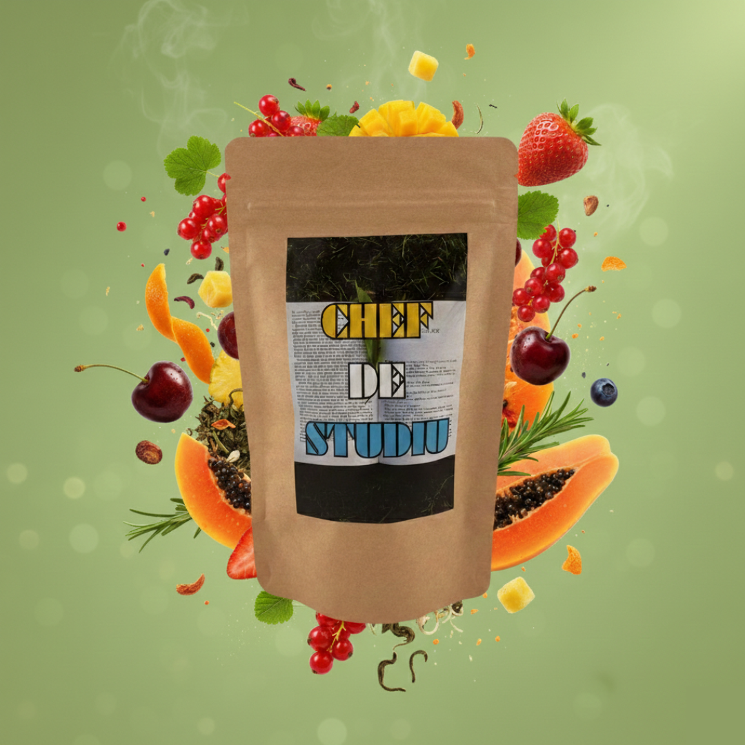 CEAI ALB CU ANANAS, MANGO ȘI PAPAYA, CHEF DE STUDIU