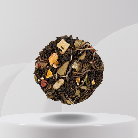 chef de învățat, ceai alb cu ananas, mango papaya